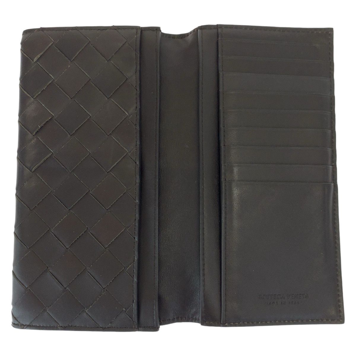 Bottega Veneta Bottega Veneta Bottega Veneta Brown Leather Bifold Wallet Leather Long Wallet PO2255077B Size ONE SIZE - 9 Thumbnail