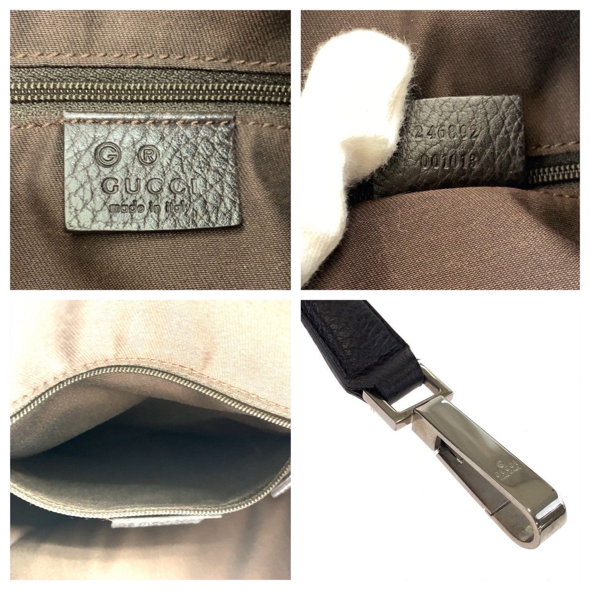 Gucci Gucci Gucci GG Canvas Hobo Shoulder Bag 246892 Canvas Shoulder Bag 246892 in Very Good Condition Size ONE SIZE - 4 Thumbnail
