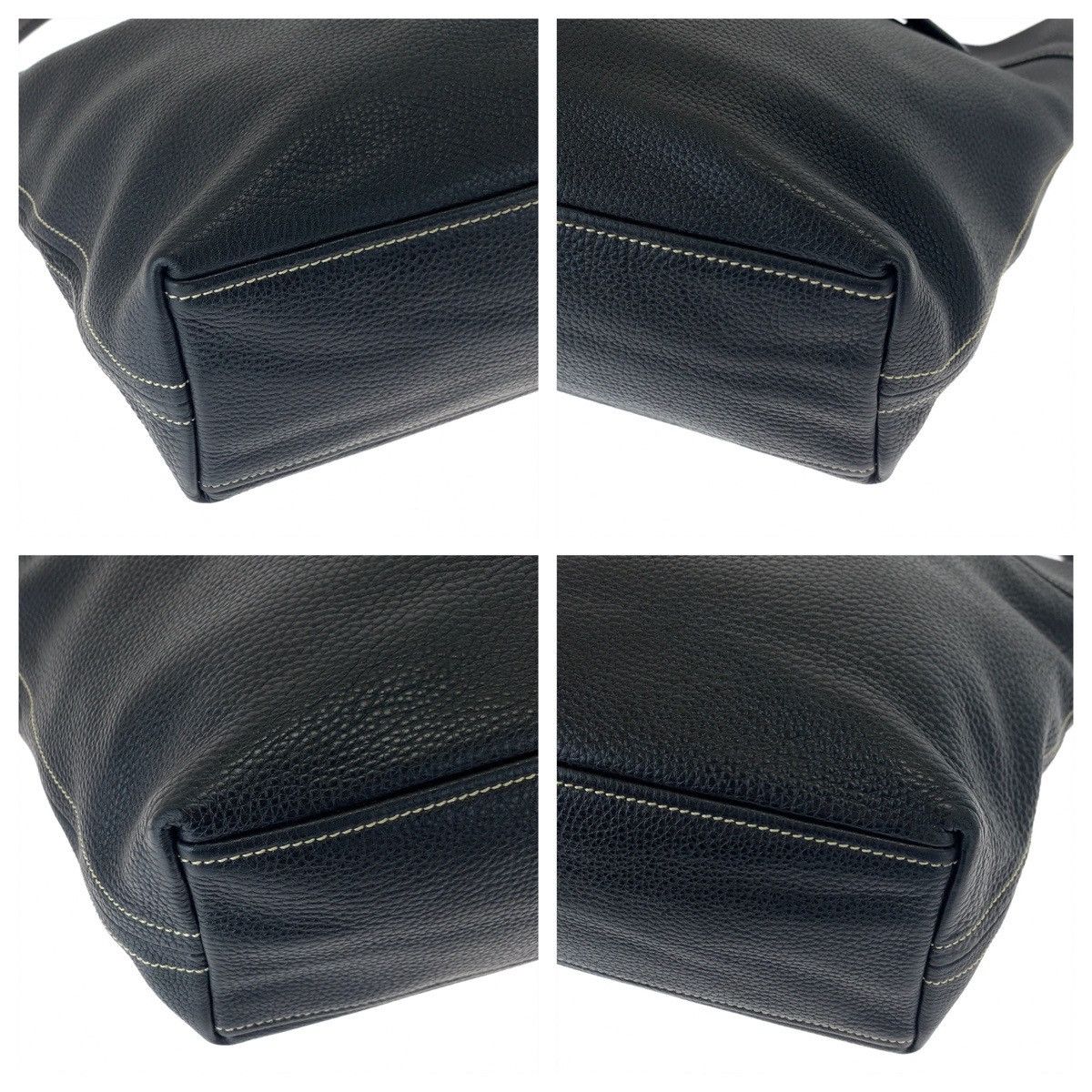 Prada Prada Prada Black Leather One-Shoulder Bag Leather Shoulder Bag in Very Good Condition Size ONE SIZE - 3 Thumbnail