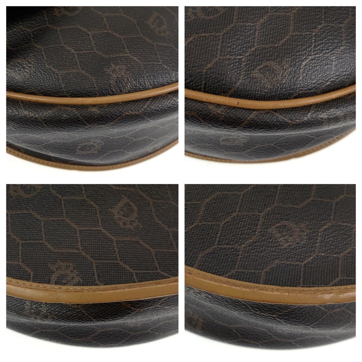 Dior Dior Dior Vintage Honeycomb Pattern Leather Shoulder Bag Leather Shoulder Bag in Very Good Condition Size ONE SIZE - 3 Thumbnail