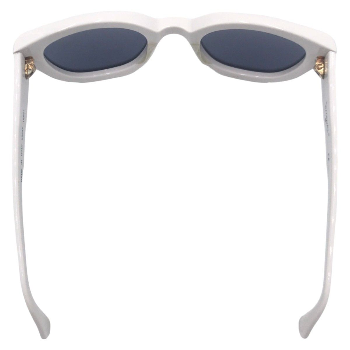 Chanel Chanel Chanel Vintage White Plastic Sunglasses Plastic Sunglasses 05247 10601 in Very Good Condition Size ONE SIZE - 9 Thumbnail