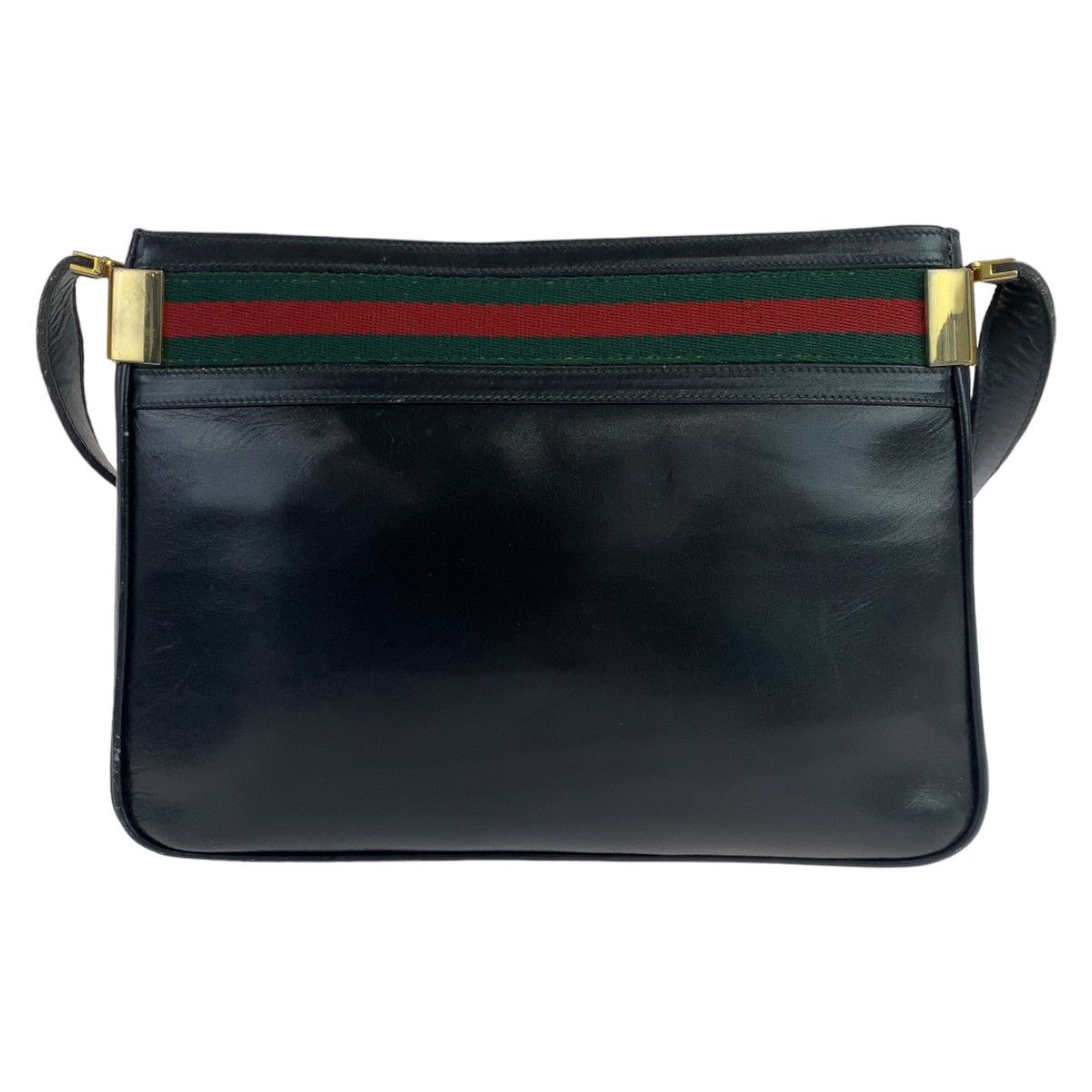 Gucci Gucci Gucci Vintage Black Leather Shoulder Bag 405748 Leather Crossbody Bag 405748 in Very Good Condition Size ONE SIZE - 2 Thumbnail
