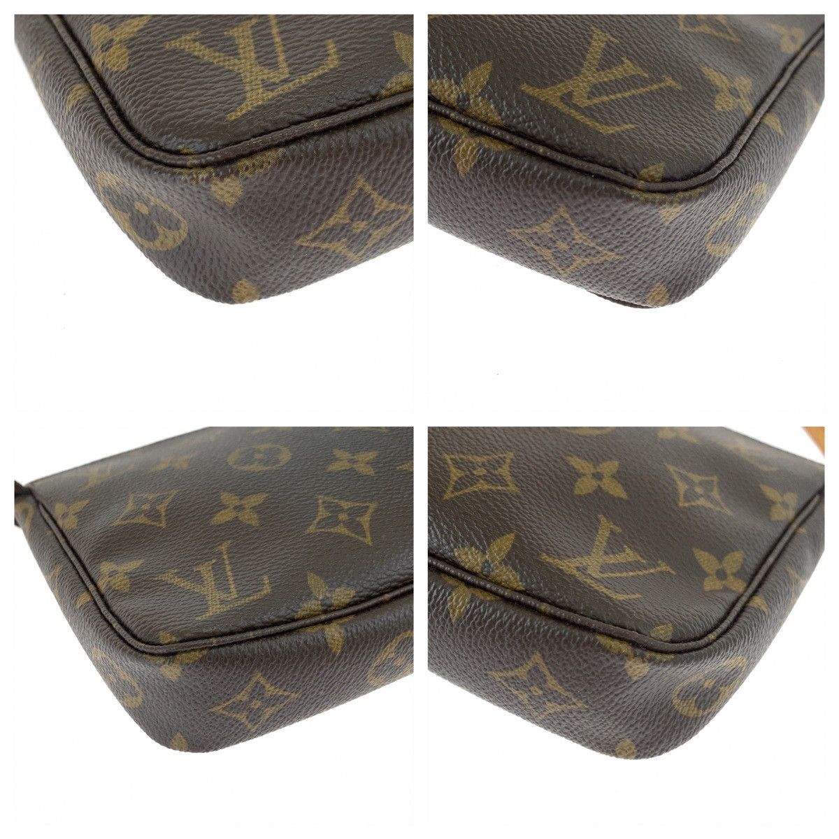 Louis Vuitton Louis Vuitton Louis Vuitton Monogram Brown PVC M51980 Accessory Pouch Handbag Canvas Handbag M51980 in Very Good Condition Size ONE SIZE - 3 Thumbnail