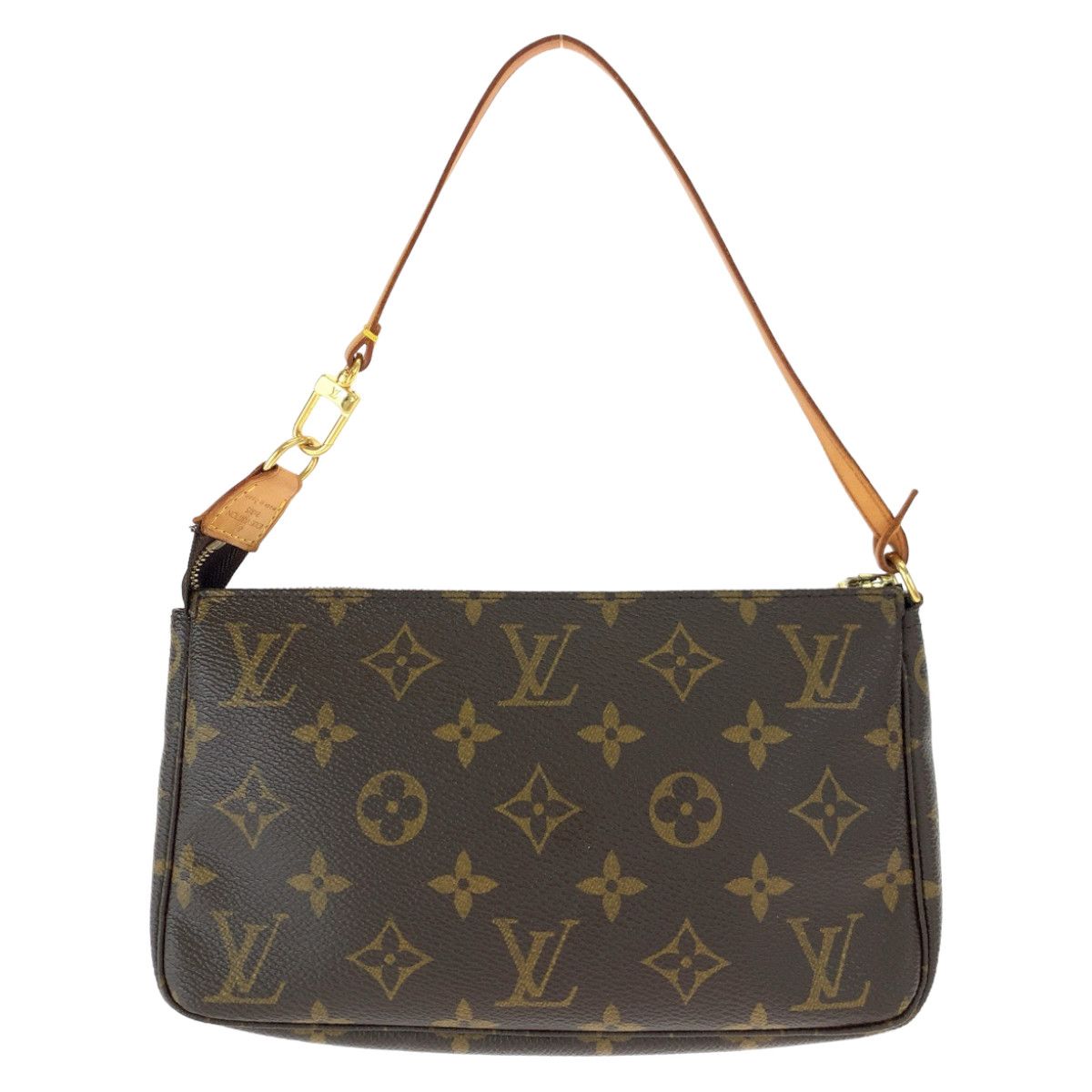 Louis Vuitton Louis Vuitton Louis Vuitton Monogram Brown PVC M51980 Accessory Pouch Handbag Canvas Handbag M51980 in Very Good Condition Size ONE SIZE - 2 Thumbnail