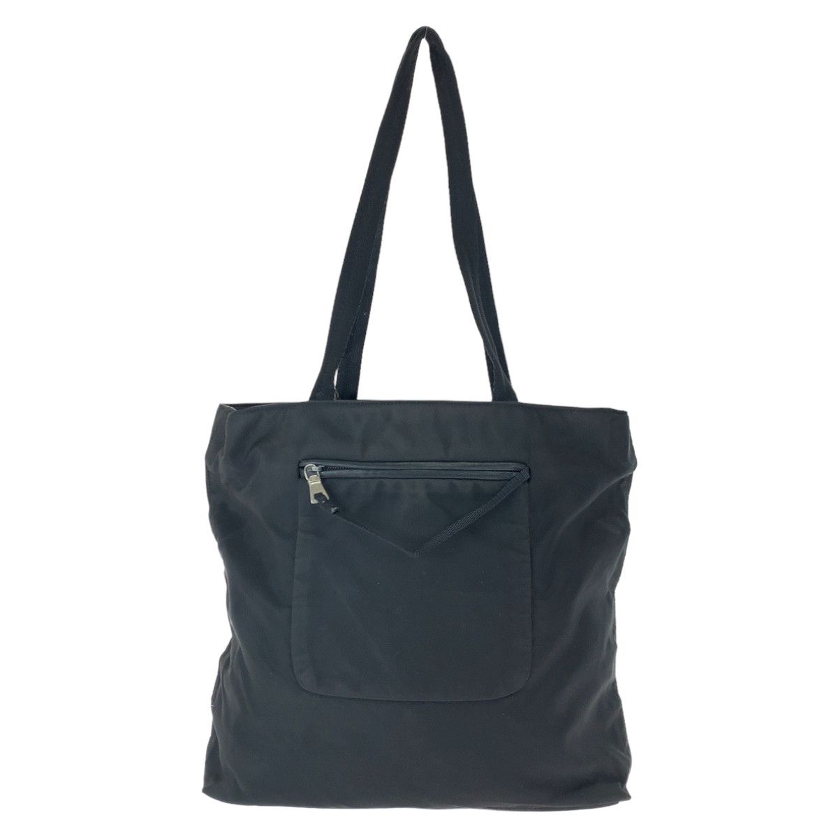 Prada Prada Prada Nylon Tessuto Triangle Logo Tote Bag B9711 Canvas Tote Bag B9711 in Very Good Condition Size ONE SIZE - 2 Thumbnail