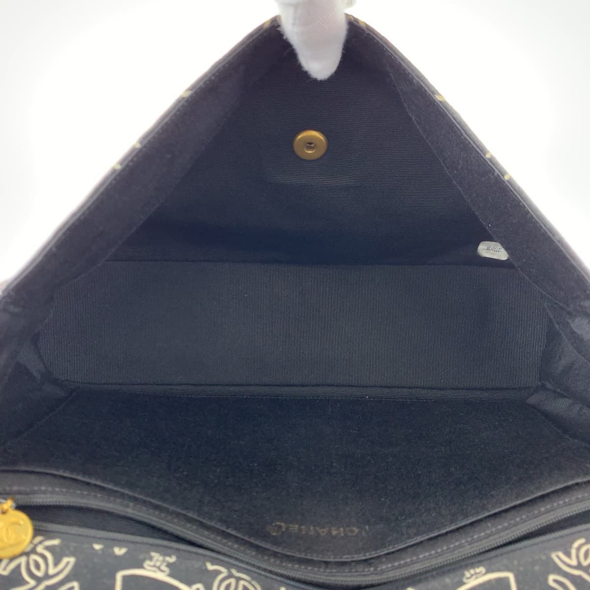 Chanel Chanel Chanel Vintage Bandana Matelassé Cotton Shoulder Bag Cotton Crossbody Bag 405815 in Very Good Condition Size ONE SIZE - 9 Thumbnail