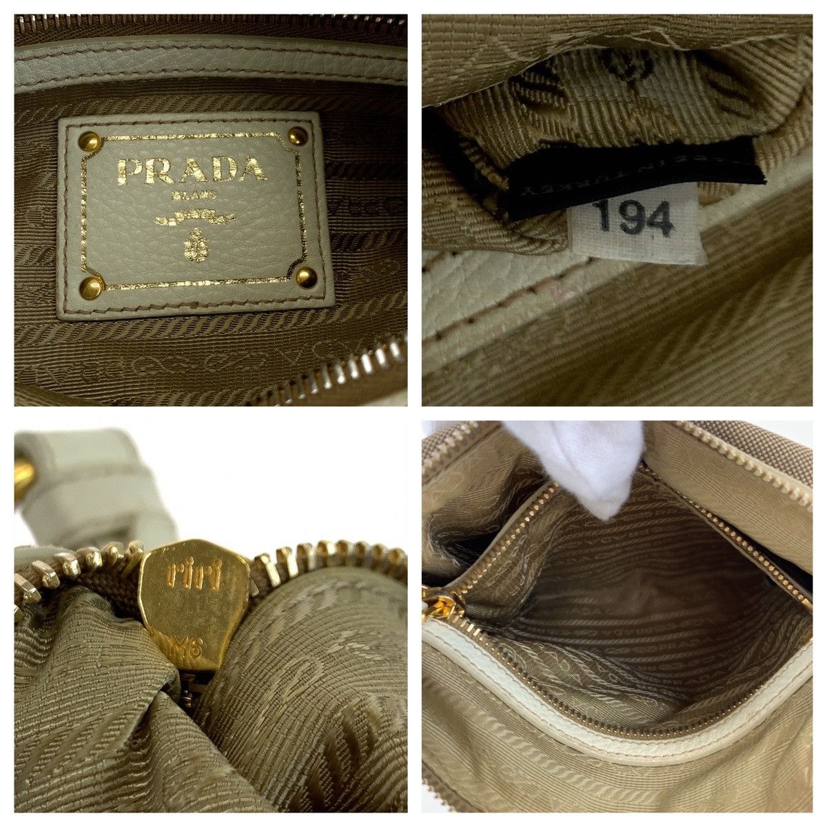 Prada Prada Prada Canvas Logo Jacquard Shoulder Bag BT0706 Canvas Crossbody Bag BT0706 in Very Good Condition Size ONE SIZE - 5 Thumbnail