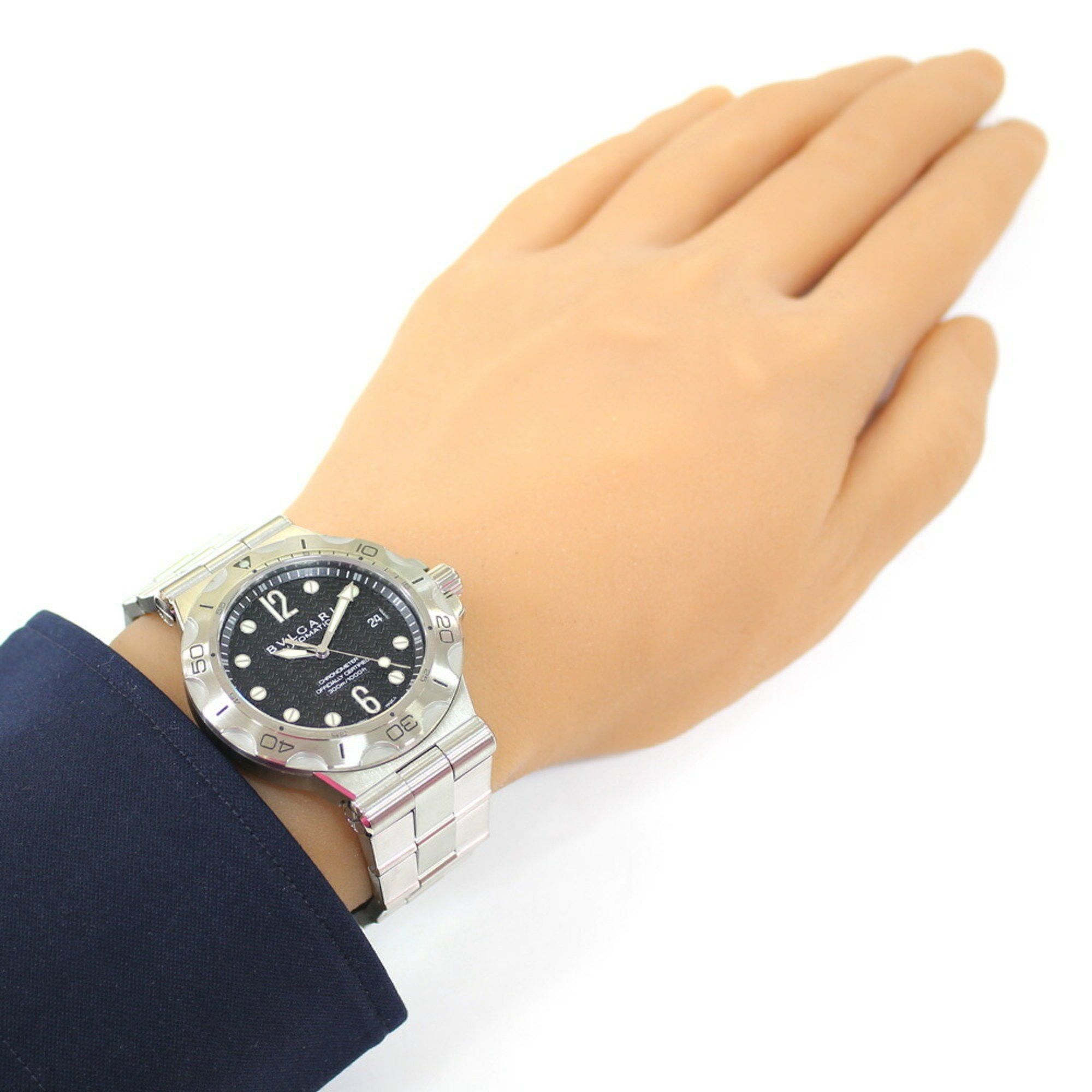 Bvlgari Bvlgari Diagono Scuba Watch Stainless Steel DP42SDS Automatic Men's BVLGARI Manufacturer's Finish Size ONE SIZE - 2 Thumbnail