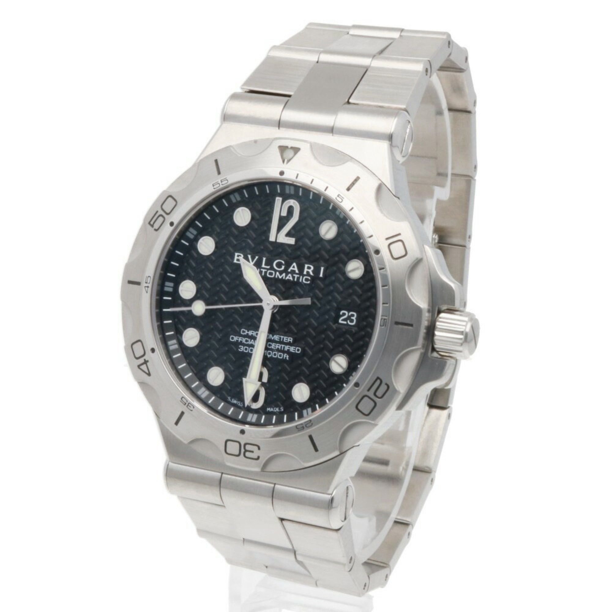 Bvlgari Bvlgari Diagono Scuba Watch Stainless Steel DP42SDS Automatic Men's BVLGARI Manufacturer's Finish Size ONE SIZE - 3 Thumbnail