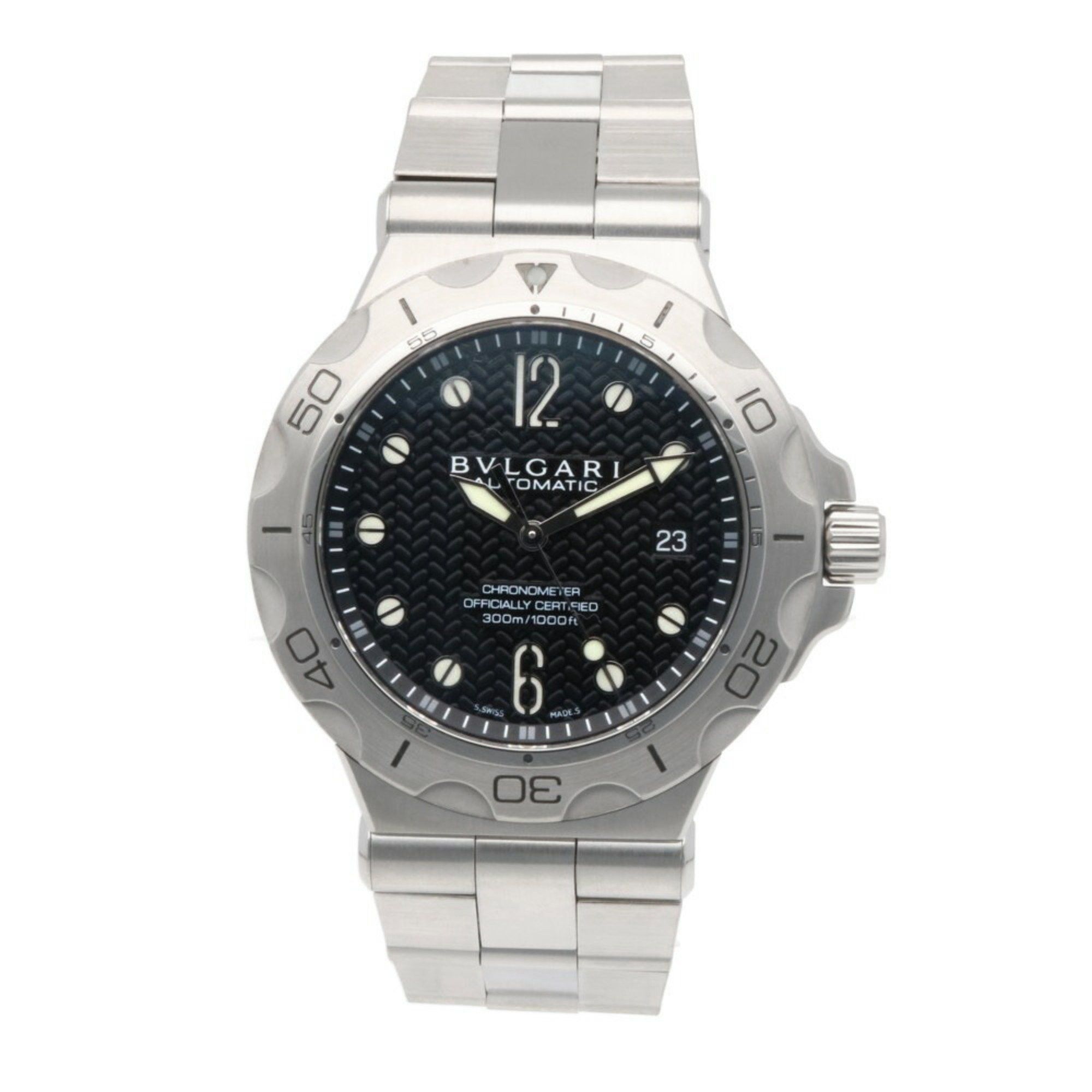 Bvlgari Bvlgari Diagono Scuba Watch Stainless Steel DP42SDS Automatic Men's BVLGARI Manufacturer's Finish Size ONE SIZE - 8 Thumbnail