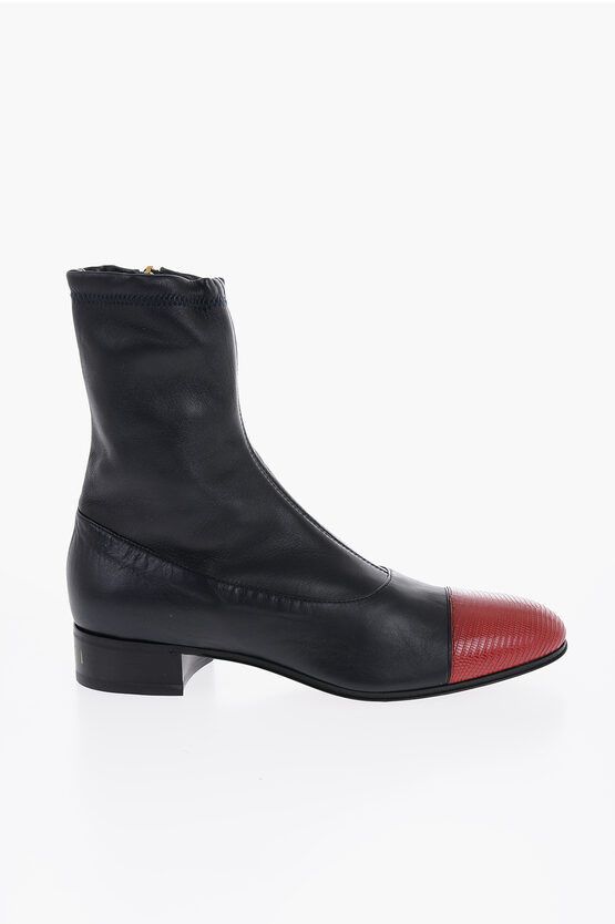 Gucci Boots with Lizard Leather Details Size US 9 / EU 42 - 3 Thumbnail