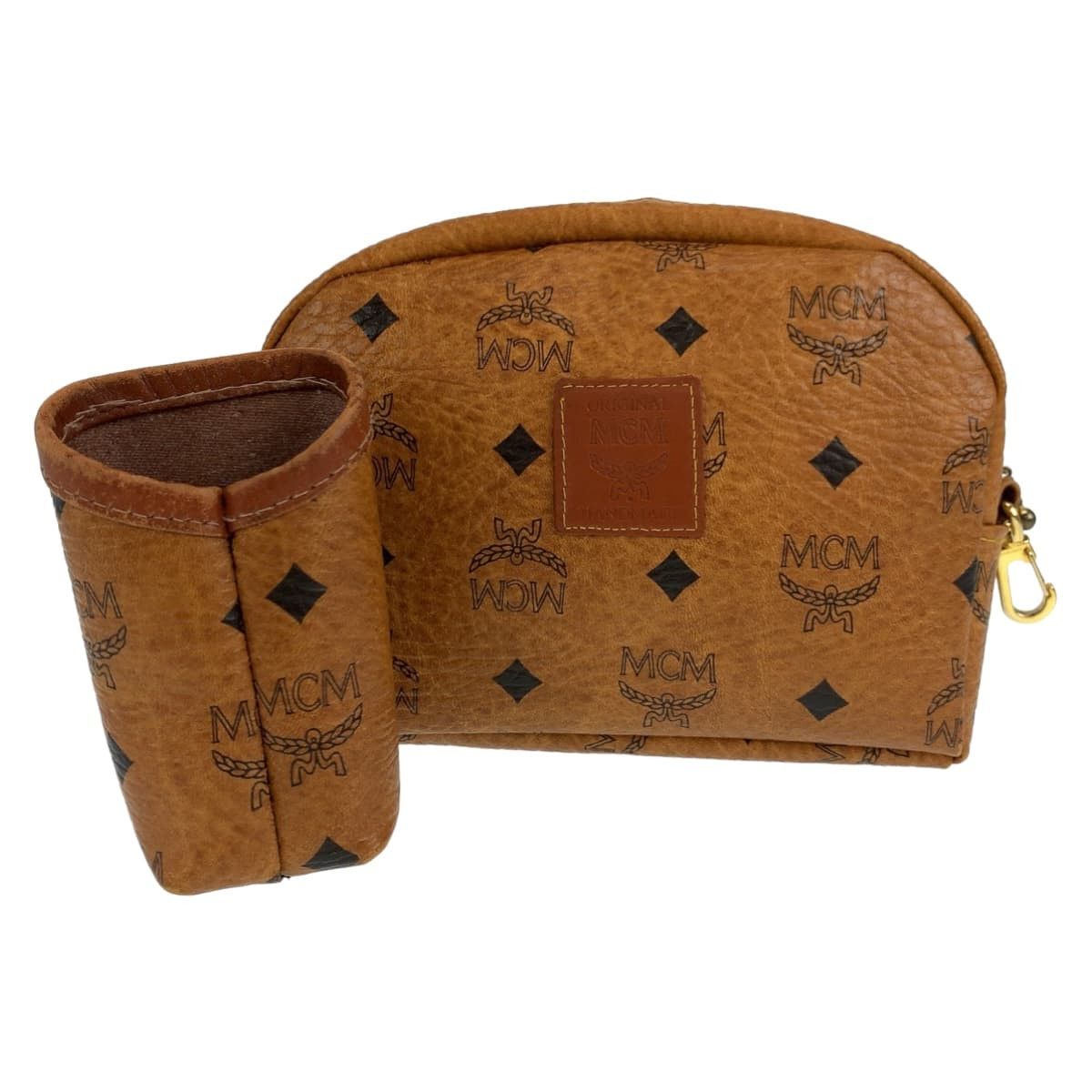 MCM MCM MCM Brown Leather Shoulder Bag for Women Leather Crossbody Bag in Very Good Condition Size ONE SIZE - 8 Thumbnail