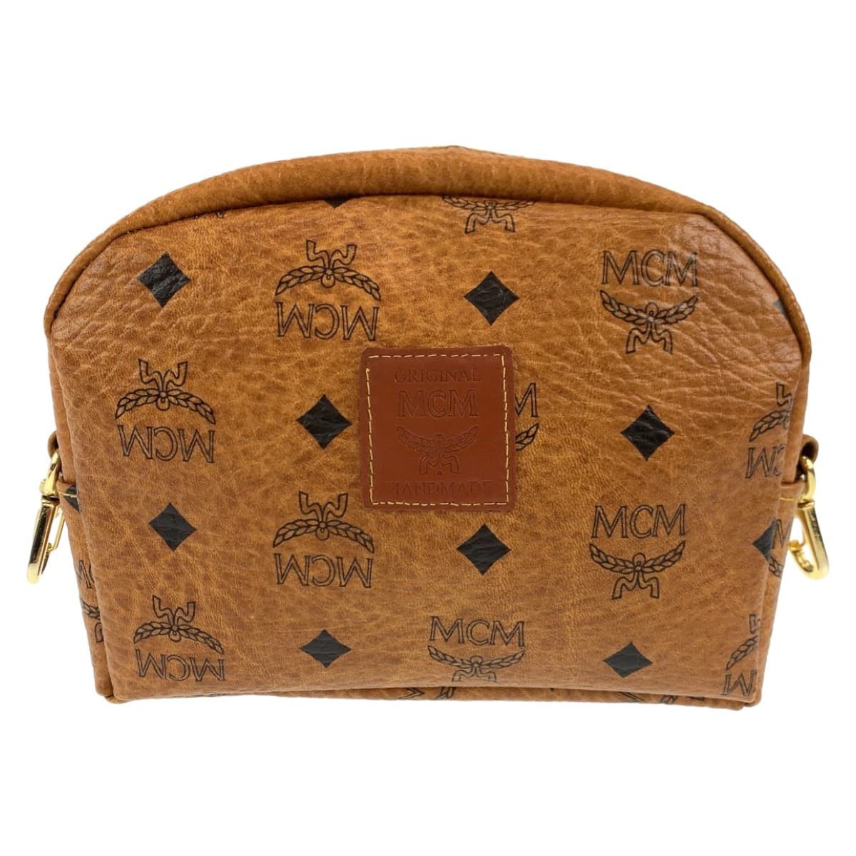 MCM MCM MCM Brown Leather Shoulder Bag for Women Leather Crossbody Bag in Very Good Condition Size ONE SIZE - 2 Thumbnail