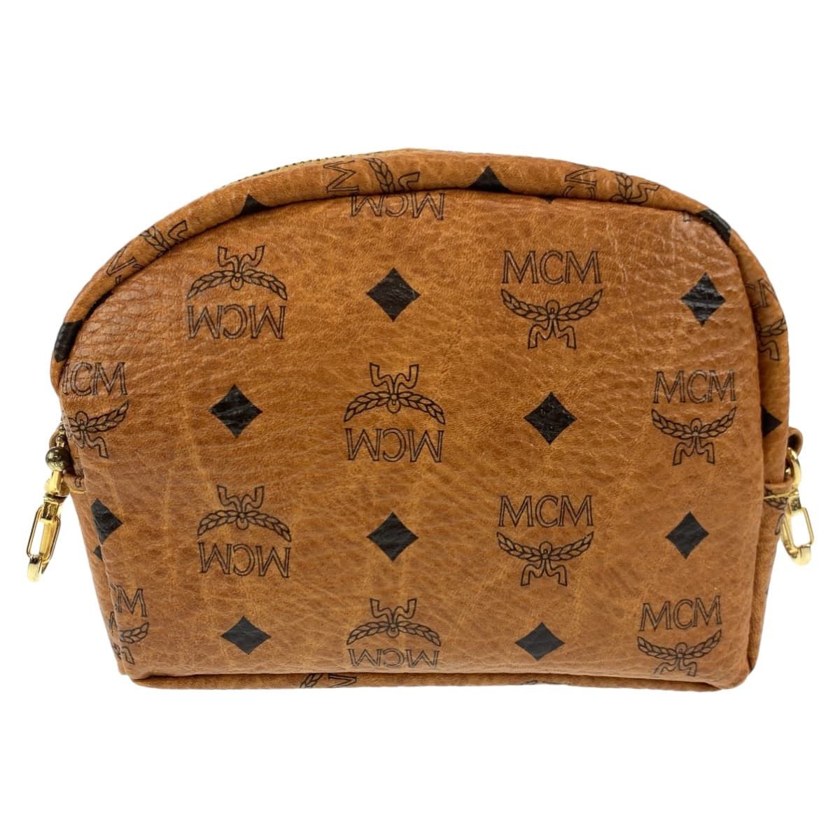 MCM MCM MCM Brown Leather Shoulder Bag for Women Leather Crossbody Bag in Very Good Condition Size ONE SIZE - 3 Thumbnail