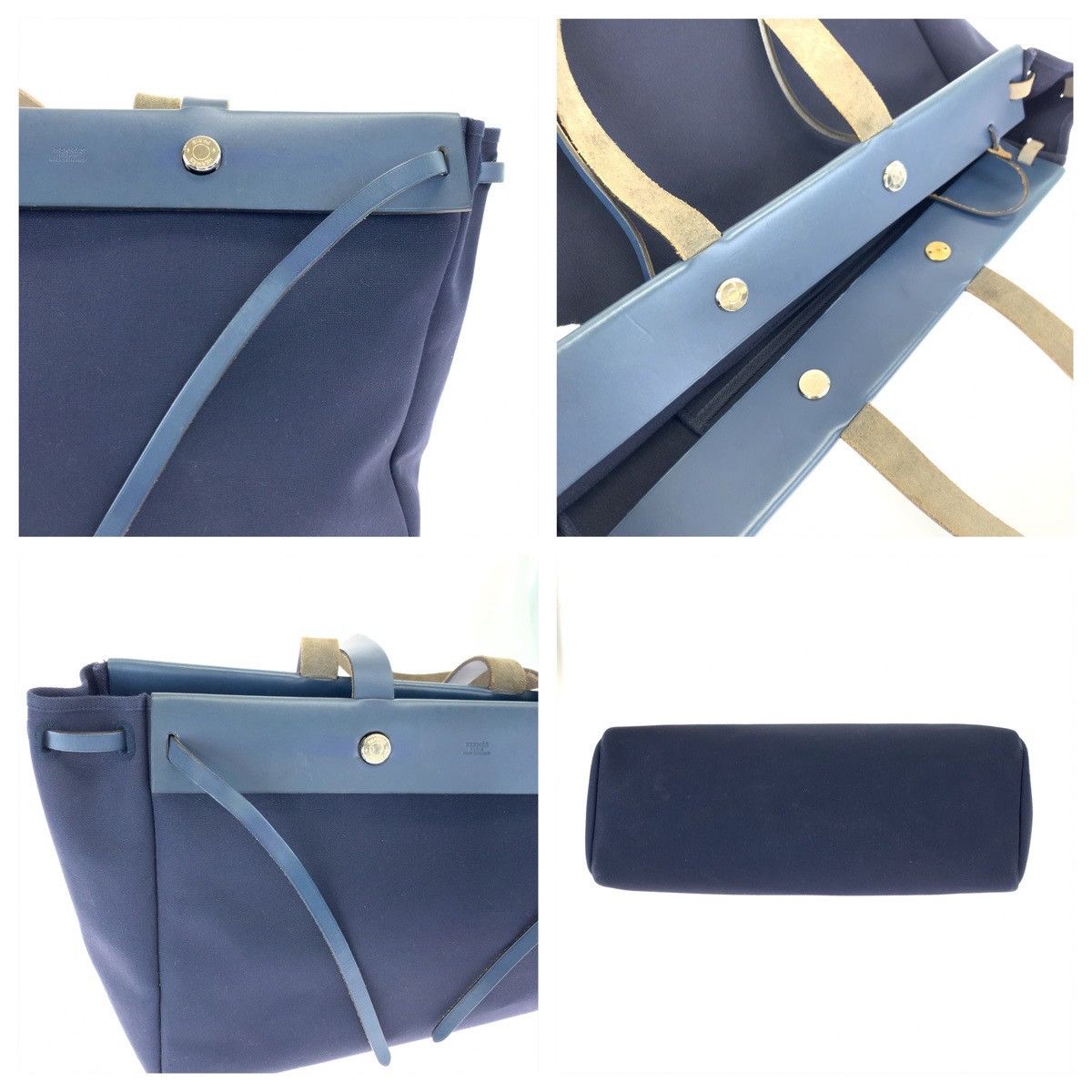 Hermes Hermes Hermes Canvas/Leather Aile Bag Cabas GM Tote Bag Canvas Tote Bag in Great Condition Size ONE SIZE - 7 Thumbnail