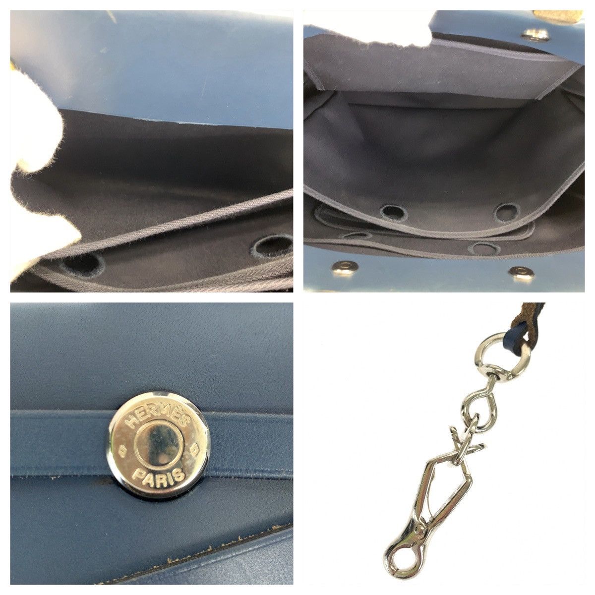 Hermes Hermes Hermes Canvas/Leather Aile Bag Cabas GM Tote Bag Canvas Tote Bag in Great Condition Size ONE SIZE - 5 Thumbnail