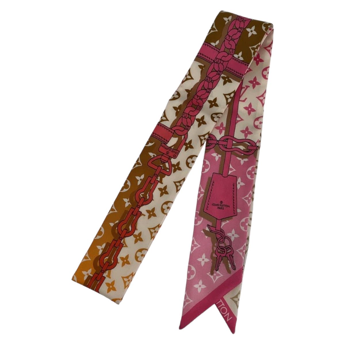 Louis Vuitton Louis Vuitton Louis Vuitton Silk Bandou BB Scarf M78453 Canvas Scarf M78453 in Very Good Condition Size ONE SIZE - 2 Thumbnail