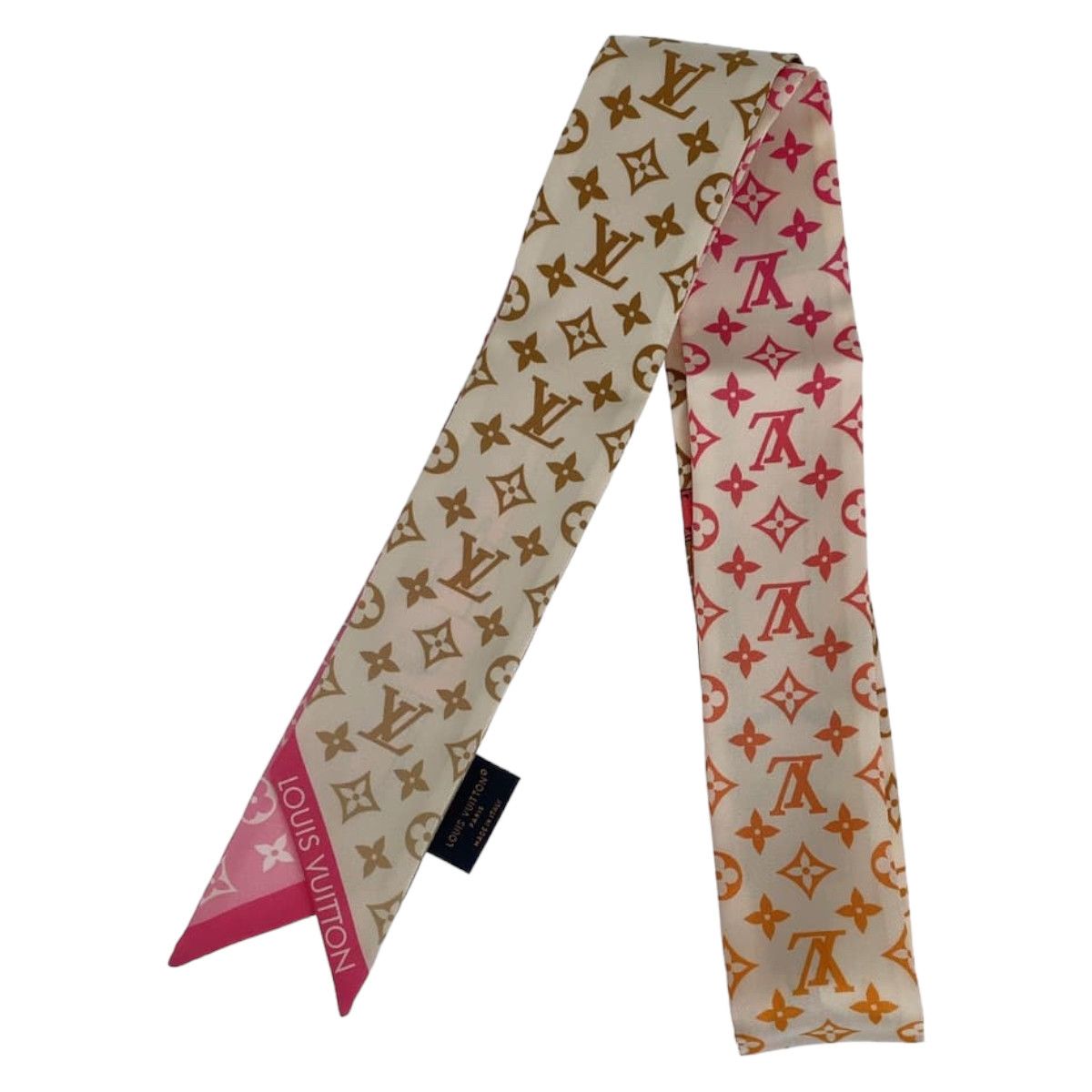 Louis Vuitton Louis Vuitton Louis Vuitton Silk Bandou BB Scarf M78453 Canvas Scarf M78453 in Very Good Condition Size ONE SIZE - 4 Thumbnail