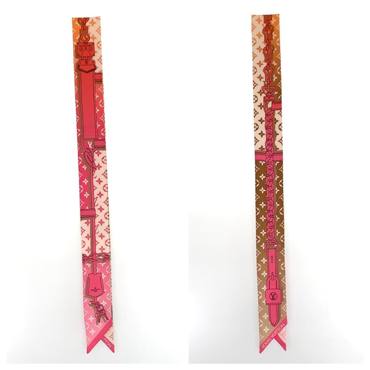 Louis Vuitton Louis Vuitton Louis Vuitton Silk Bandou BB Scarf M78453 Canvas Scarf M78453 in Very Good Condition Size ONE SIZE - 6 Thumbnail