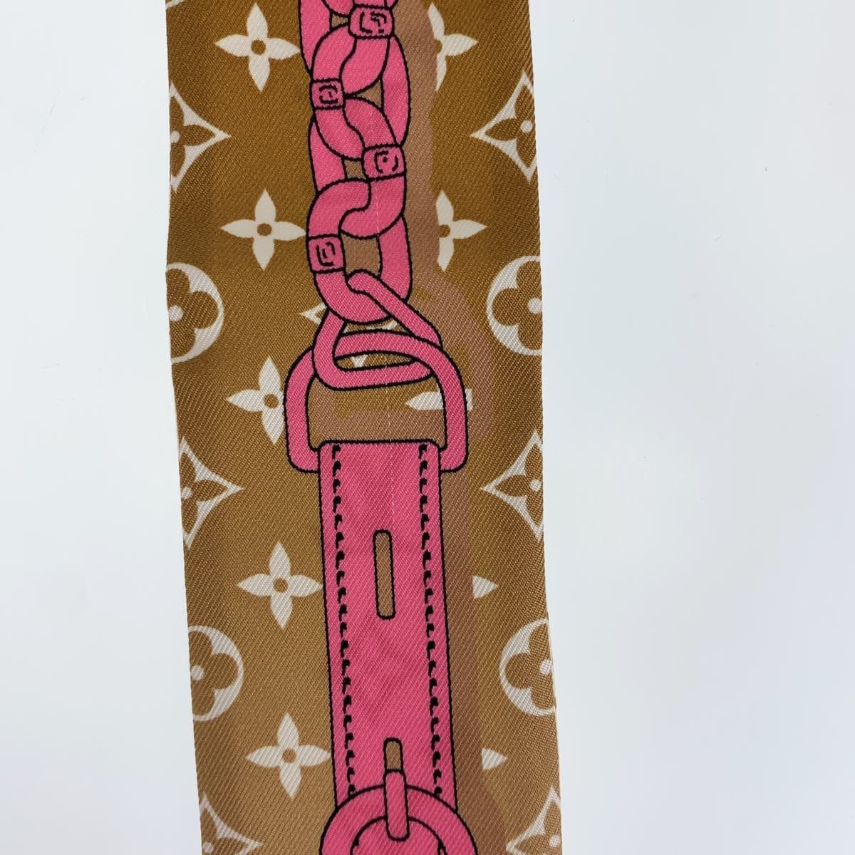 Louis Vuitton Louis Vuitton Louis Vuitton Silk Bandou BB Scarf M78453 Canvas Scarf M78453 in Very Good Condition Size ONE SIZE - 5 Thumbnail