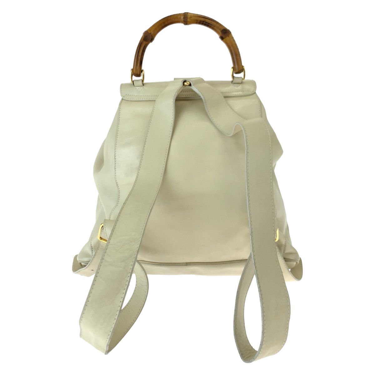 Gucci Gucci Gucci Leather Bamboo Backpack 00318170016 Leather Backpack 00318170016 in Very Good Condition Size ONE SIZE - 2 Thumbnail