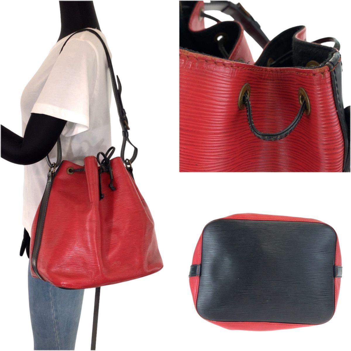 Louis Vuitton Louis Vuitton Louis Vuitton Epi Petit Noe Shoulder Bag M44172 Leather Shoulder Bag M44172 Size ONE SIZE - 8 Thumbnail