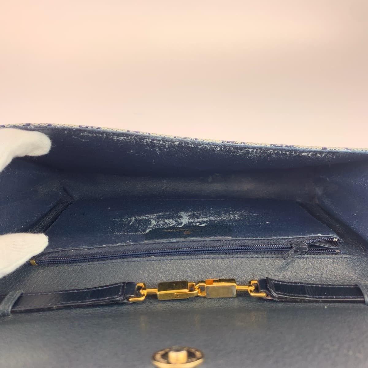 Gucci Gucci Gucci Vintage GG Supreme Canvas Leather Shoulder Bag Canvas Crossbody Bag 40 02 050 in Very Good Condition Size ONE SIZE - 10 Thumbnail