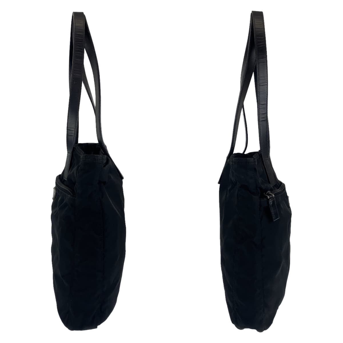 Prada Prada Prada Nylon Tessuto Logo Tote Bag Canvas Tote Bag Size ONE SIZE - 5 Thumbnail