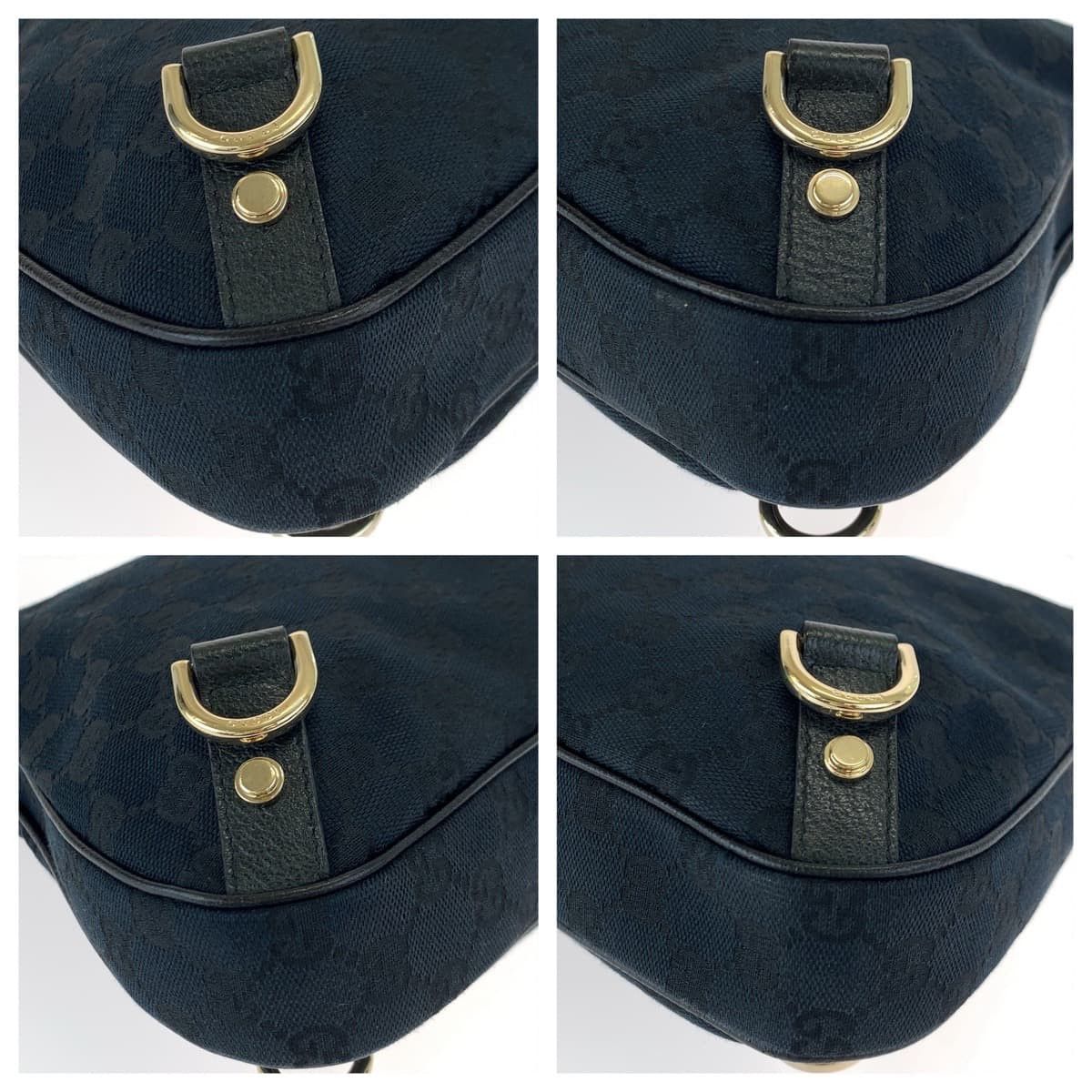 Gucci Gucci Gucci GG Canvas/Leather Abbey Tote Bag 130738 Canvas Tote Bag 130738 in Great Condition Size ONE SIZE - 3 Thumbnail