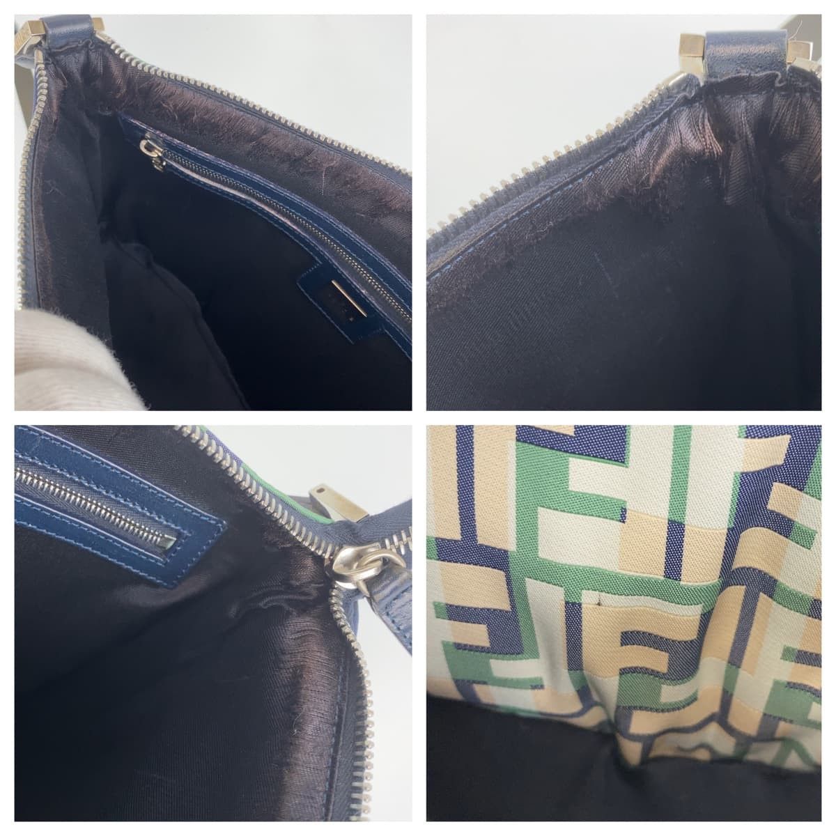 Fendi Fendi Fendi Zucca Canvas Shoulder Bag 405787 Canvas Crossbody Bag 405787 in Very Good Condition Size ONE SIZE - 4 Thumbnail