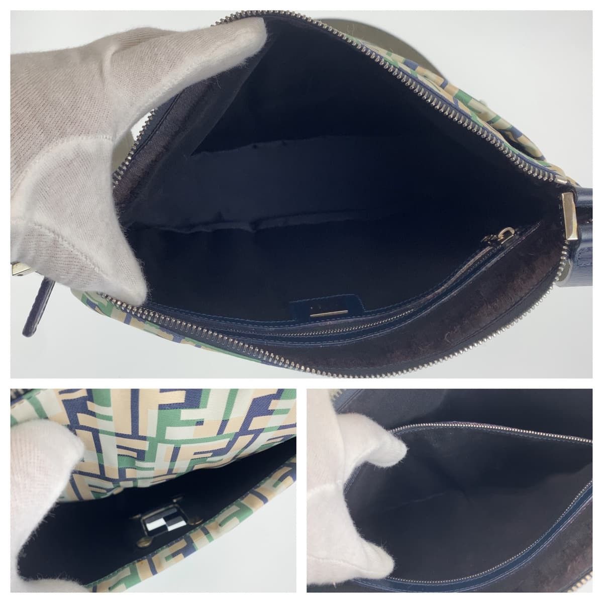 Fendi Fendi Fendi Zucca Canvas Shoulder Bag 405787 Canvas Crossbody Bag 405787 in Very Good Condition Size ONE SIZE - 7 Thumbnail