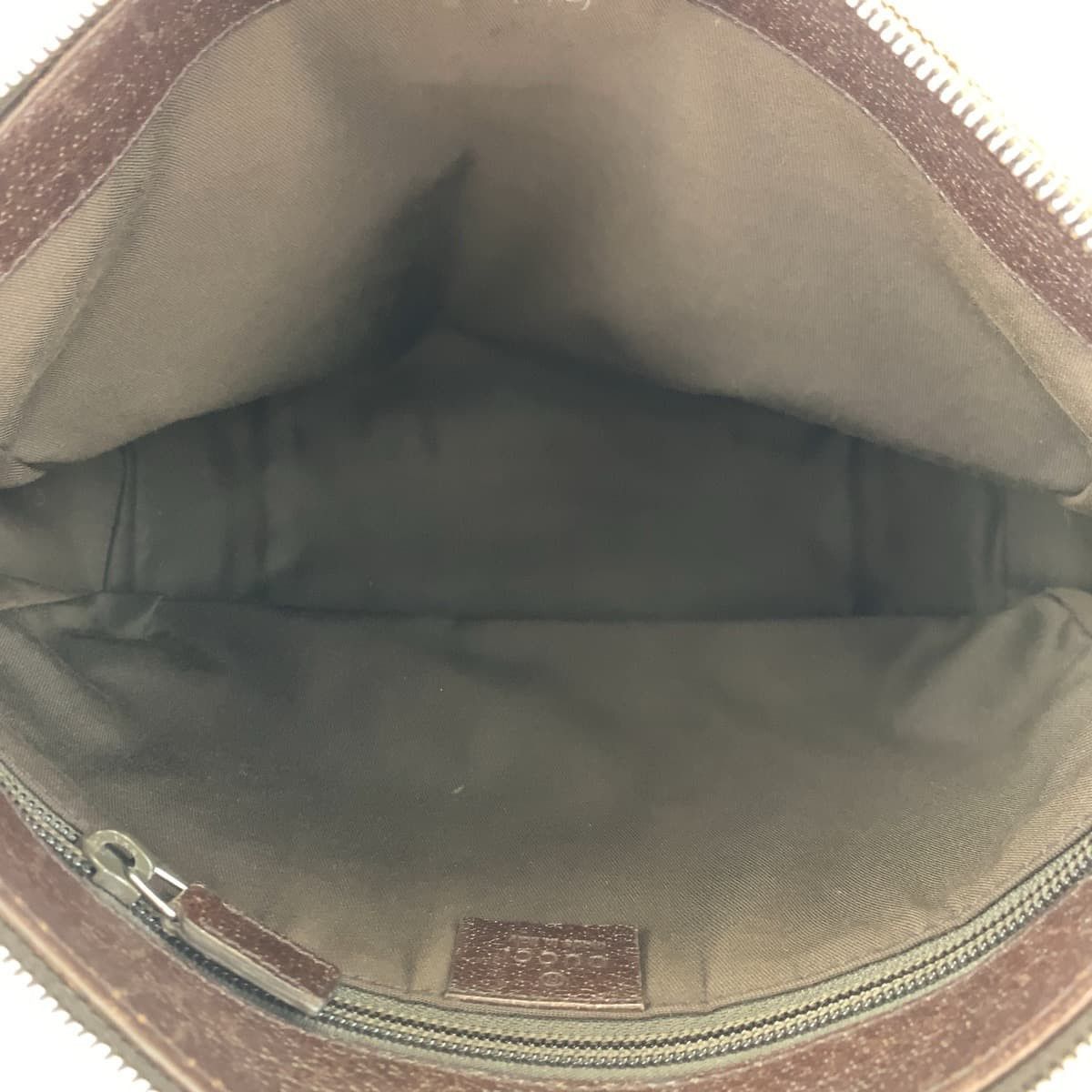Gucci Gucci Gucci Beige Brown GG Canvas Leather Shoulder Messenger Bag 114273 Canvas Crossbody Bag 114273 in Very Good Condition Size ONE SIZE - 8 Thumbnail