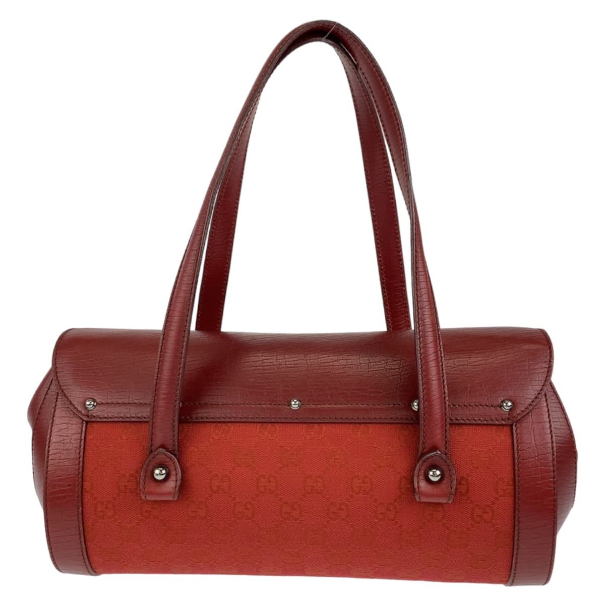 Gucci Gucci Gucci Bamboo GG Canvas Handbag 111713 Canvas Handbag 111713 in Great Condition Size ONE SIZE - 2 Thumbnail