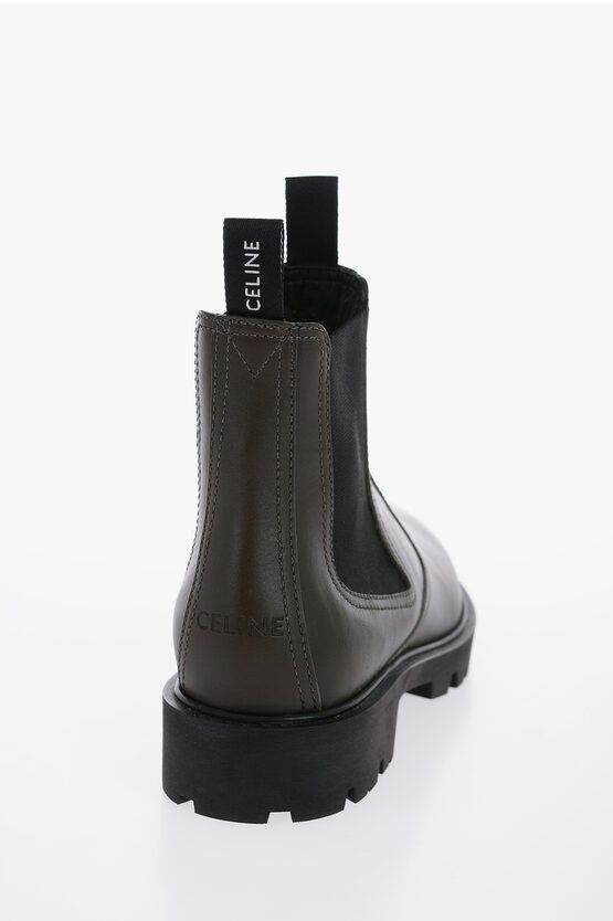 Celine Leather MARGARET Chelsea Boots with Tank Sole Size US 6 / EU 39 - 2 Thumbnail