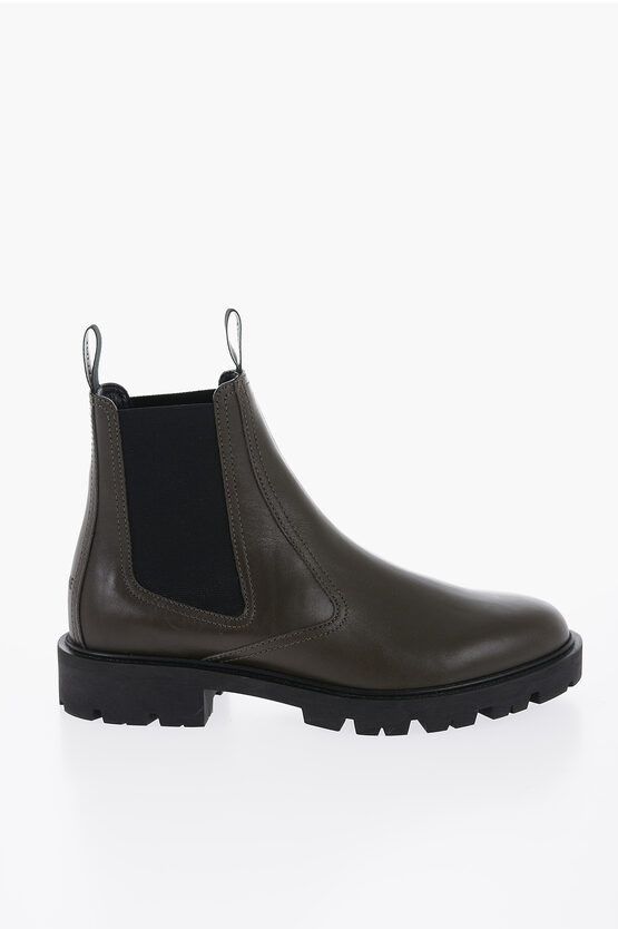 Celine Leather MARGARET Chelsea Boots with Tank Sole Size US 6 / EU 39 - 3 Thumbnail