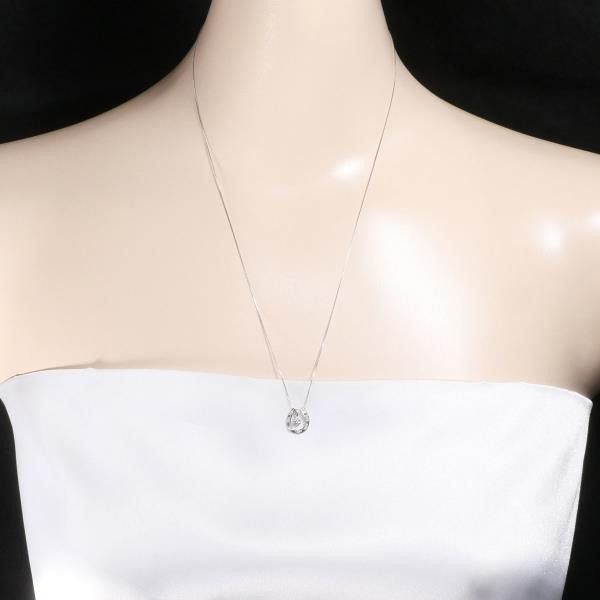 Other Other K18 White Gold Diamond Necklace 50cm Metal Necklace in Great Condition Size ONE SIZE - 3 Thumbnail