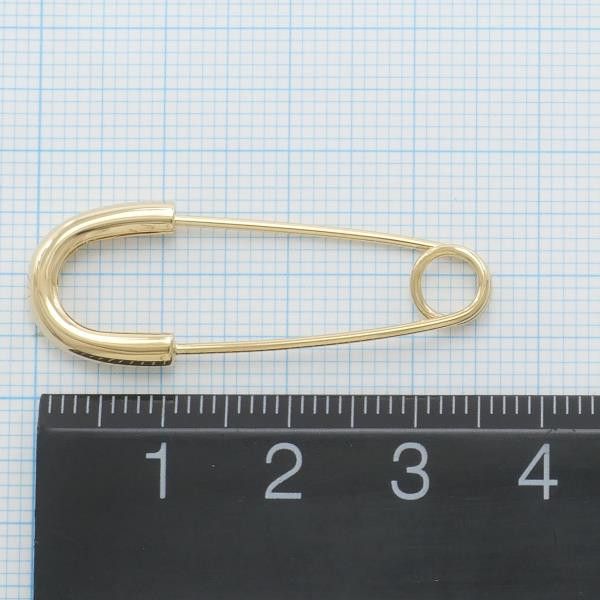 Other Other K18 Yellow Gold Brooch 37mm×13mm Metal Brooch in Excellent Condition Size ONE SIZE - 3 Thumbnail