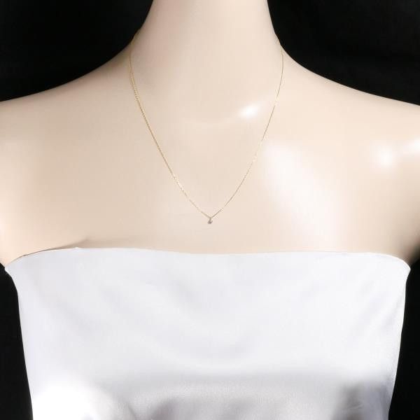 Other Other K18 Yellow Gold Diamond Necklace 45cm Metal Necklace in Excellent Condition Size ONE SIZE - 3 Thumbnail