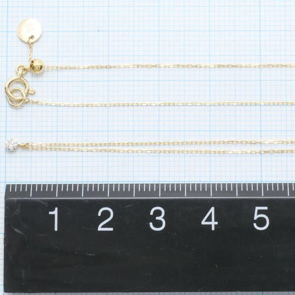 Other Other K18 Yellow Gold Diamond Necklace 45cm Metal Necklace in Excellent Condition Size ONE SIZE - 5 Thumbnail