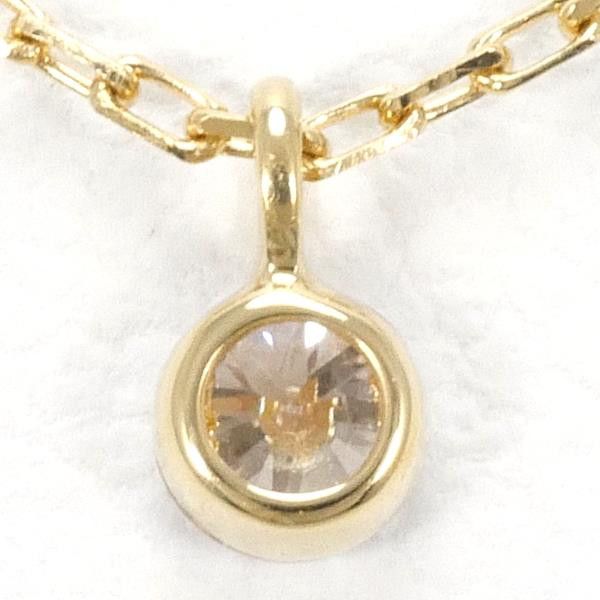 Other Other K18 Yellow Gold Diamond Necklace 45cm Metal Necklace in Excellent Condition Size ONE SIZE - 4 Thumbnail