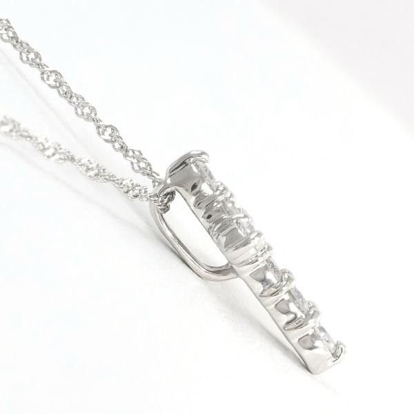Other Other PT900 Platinum PT850 Necklace with 0.30ct Diamond, 40cm Metal Necklace in Great Condition Size ONE SIZE - 2 Thumbnail
