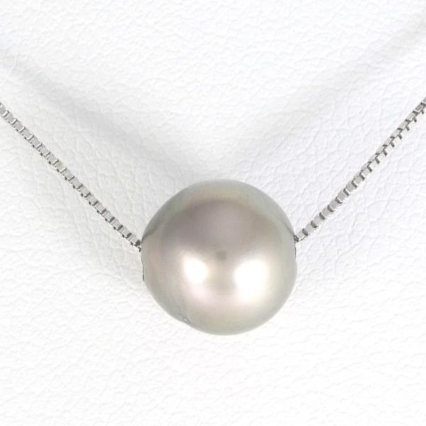 Other Other K18 White Gold Pearl Necklace 40cm Metal Necklace in Great Condition Size ONE SIZE - 4 Thumbnail