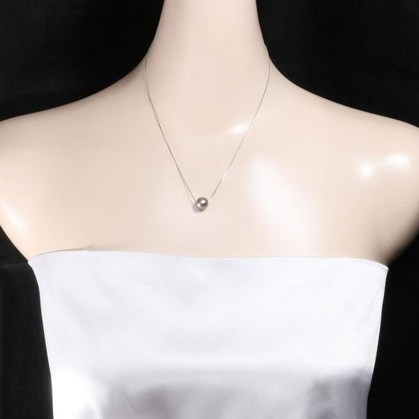 Other Other K18 White Gold Pearl Necklace 40cm Metal Necklace in Great Condition Size ONE SIZE - 3 Thumbnail