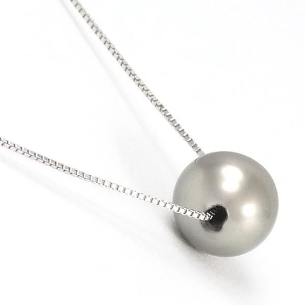 Other Other K18 White Gold Pearl Necklace 40cm Metal Necklace in Great Condition Size ONE SIZE - 2 Thumbnail