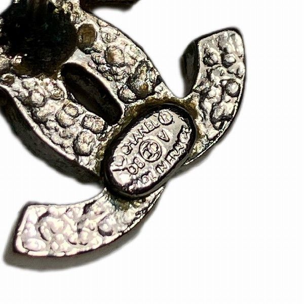 Chanel Chanel Chanel Coco Mark Earrings, GP, H1cm×W1.4cm×D0.3cm Metal Earrings in Fair Condition Size ONE SIZE - 3 Thumbnail