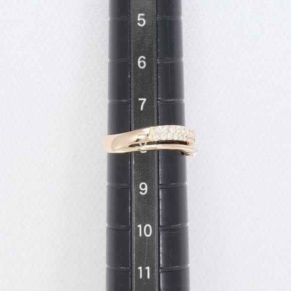 Other Other K14 Pink Gold Diamond Ring Size 8 Metal Ring in Excellent Condition Size ONE SIZE - 5 Thumbnail