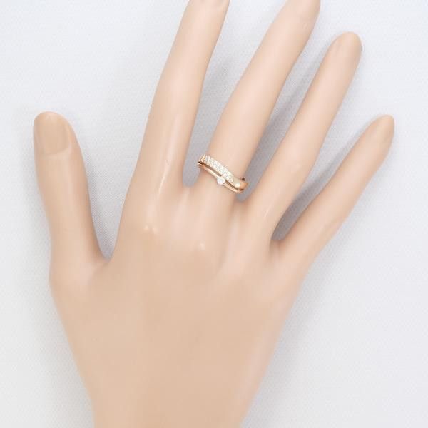 Other Other K14 Pink Gold Diamond Ring Size 8 Metal Ring in Excellent Condition Size ONE SIZE - 3 Thumbnail