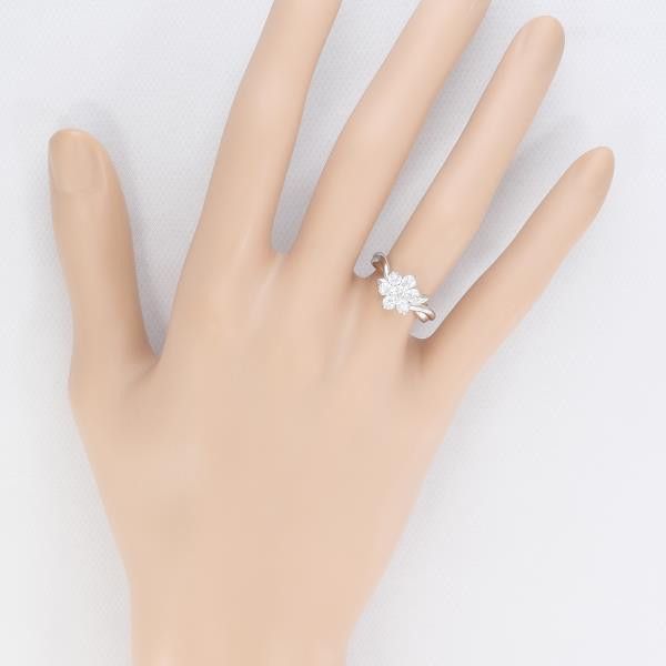 Other Other K18 White Gold Zircon Ring Size 7 Metal Ring in Great Condition Size ONE SIZE - 3 Thumbnail