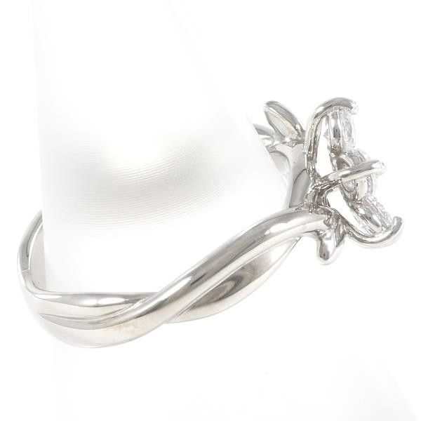 Other Other K18 White Gold Zircon Ring Size 7 Metal Ring in Great Condition Size ONE SIZE - 2 Thumbnail