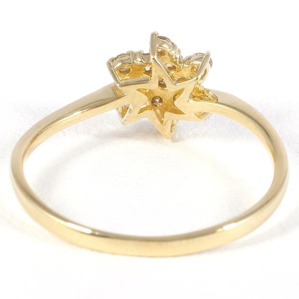 Other Other K18 Yellow Gold Ring with Brown Diamond, Size 10 Metal Ring in Great Condition Size ONE SIZE - 4 Thumbnail